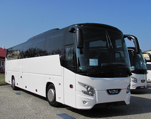 Z prezentační akce VDL Bus &amp; Coach CR v Dačicích 23. a 24.3.2015