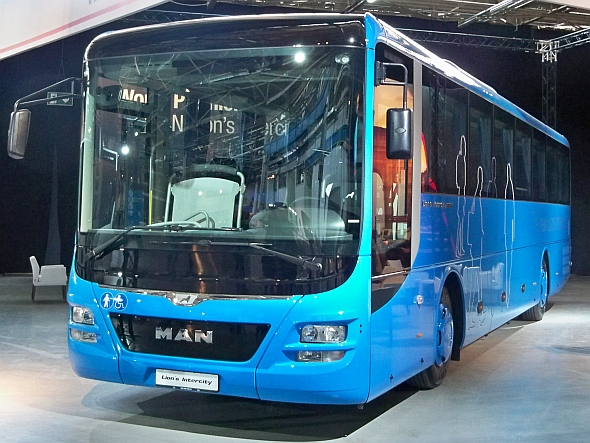 Světová premiéra autobusu MAN Lion´s Intercity podrobně. Další fotografie.