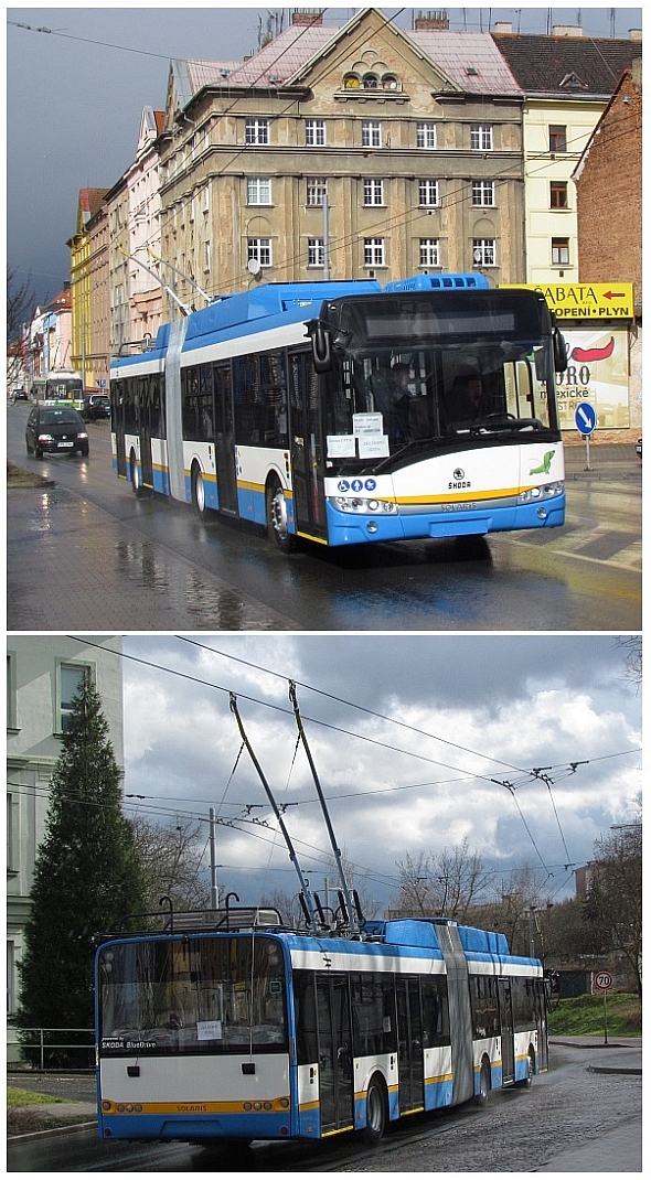 Z plzeňského polygonu: Trolejbusy Škoda 26 Tr a Škoda 27 Tr pro Ostravu,  