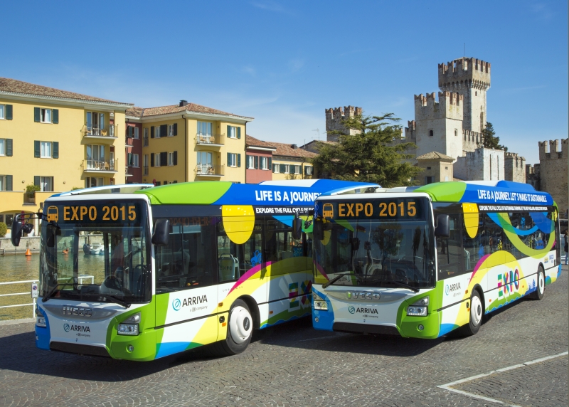 Dopravu na letošním EXPO Milán zajistí dopravce ARRIVA. Sedm CNG Urbanwayů,