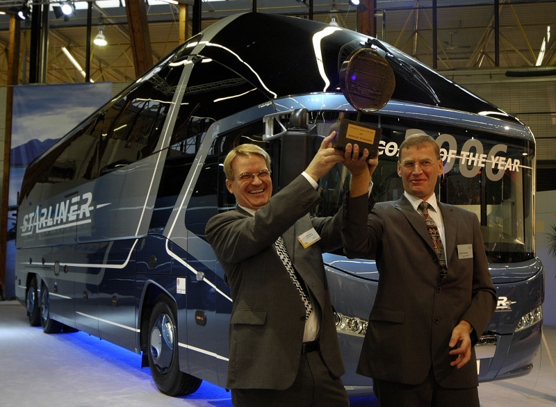 Vítězové 'Coach of the Year' na BUSportálu. Neoplan Starliner vyhrál v roce 2005