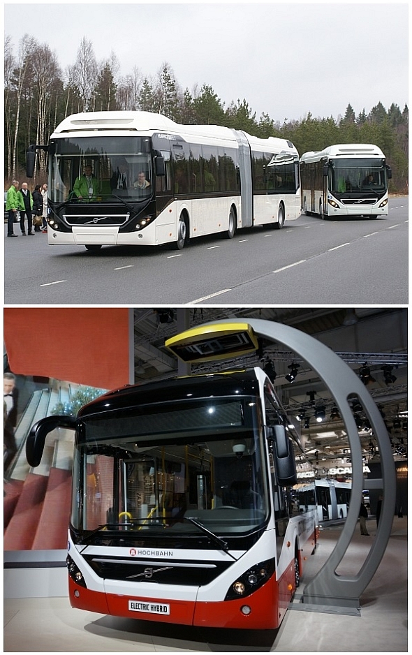 Jubileum: Více než 2000 prodaných hybridních autobusů Volvo