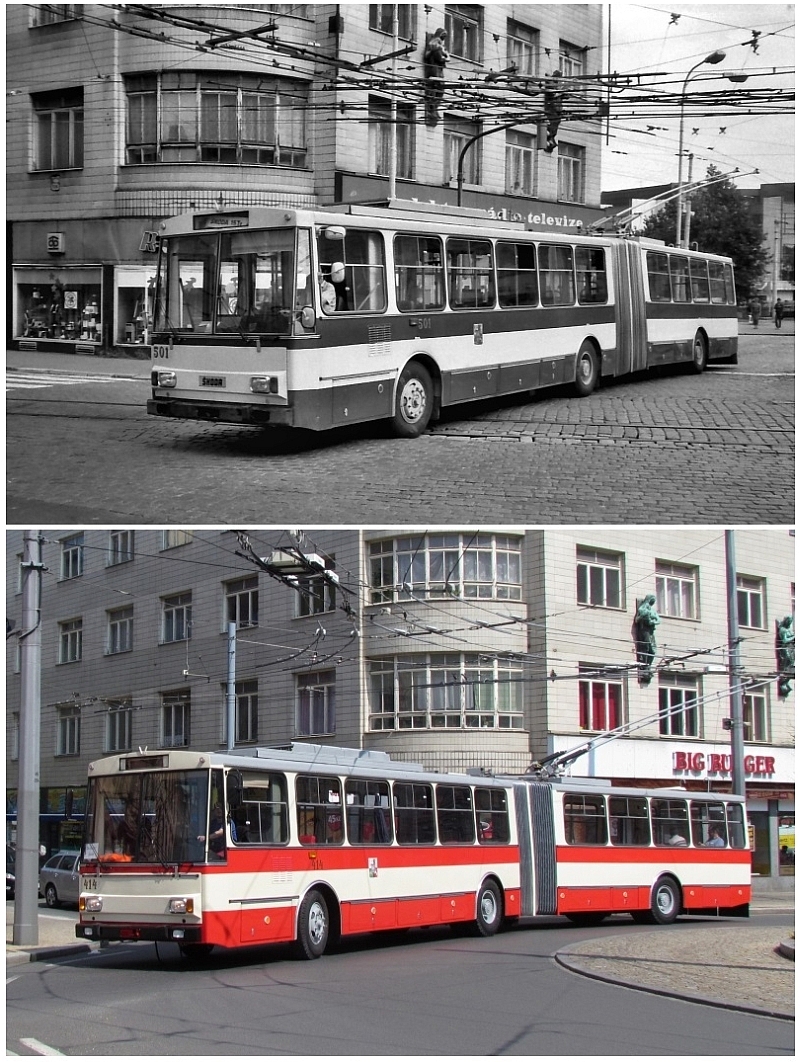 Do plzeňských ulic poprvé vyjel zrekonstruovaný historický trolejbus Škoda 15 Tr