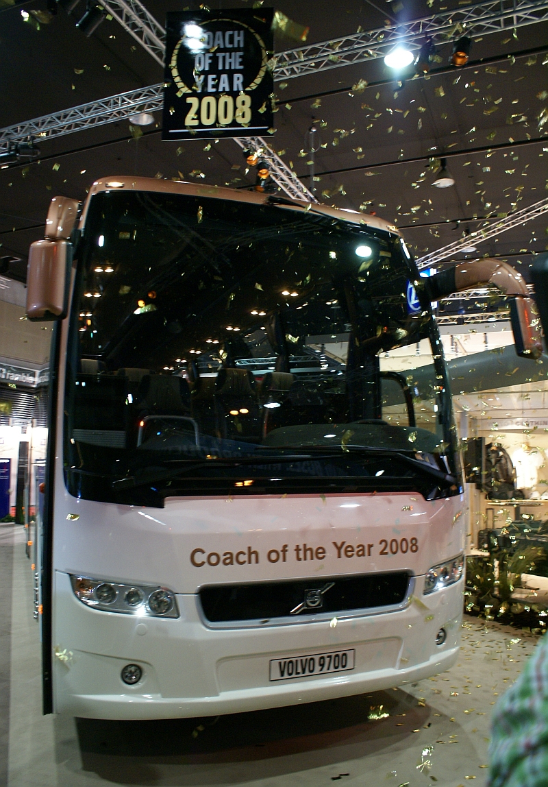 Vítězové 'Coach of the Year' na BUSportálu. Volvo 9700 vyhrálo v roce 2007