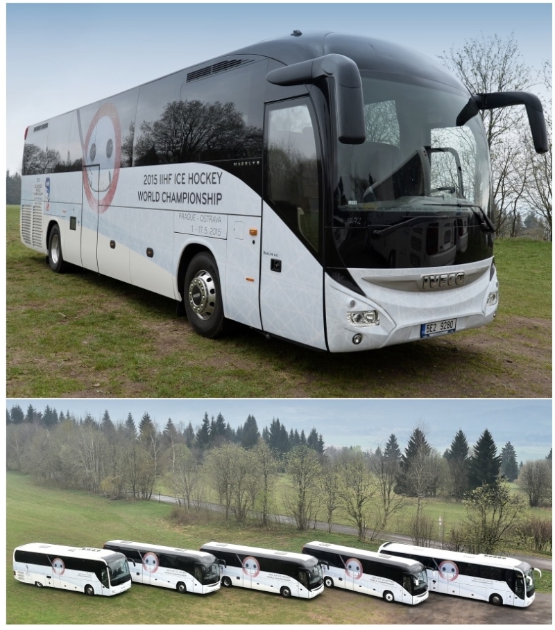 BusLine jako oficiální partner Mistrovství světa IIHF v ledním hokeji 2015