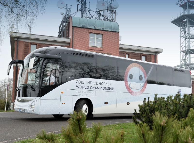 BusLine jako oficiální partner Mistrovství světa IIHF v ledním hokeji 2015
