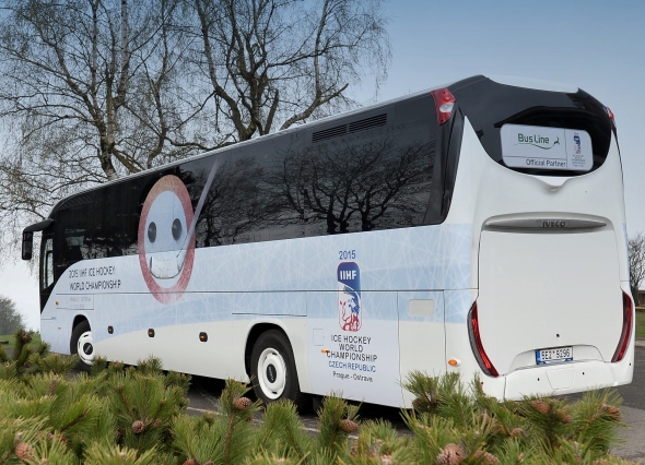 BusLine jako oficiální partner Mistrovství světa IIHF v ledním hokeji 2015