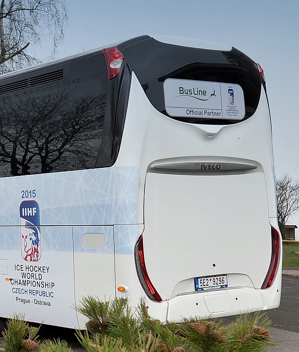 BusLine jako oficiální partner Mistrovství světa IIHF v ledním hokeji 2015