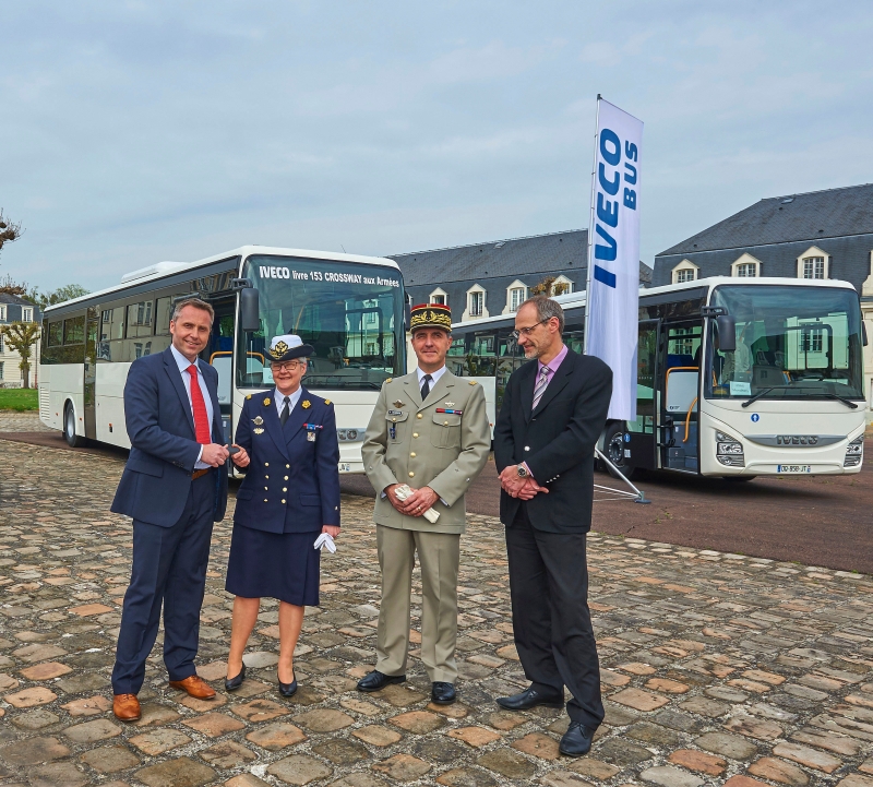 Iveco Bus  dodává 153 autobusů Crossway francouzskému Ministerstvu obrany