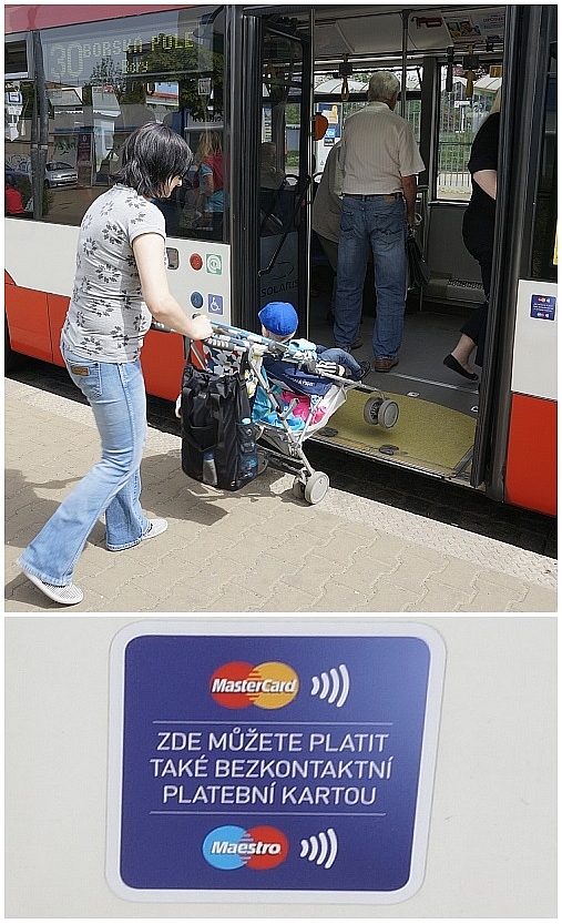 Plzeň: Platit bezkontaktní bankovní kartou lze již ve všech autobusech PMDP