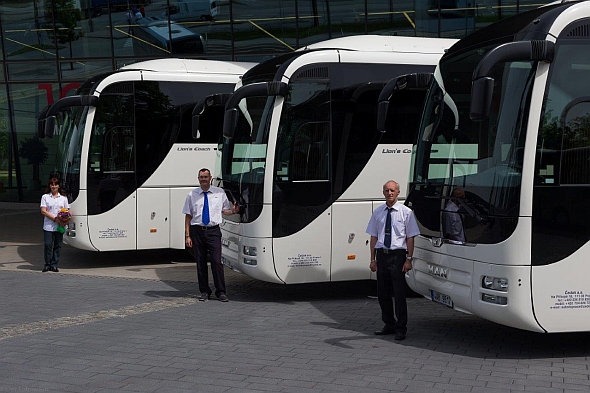 Tři autokary MAN Lion´s Coach převzal ČEDOK 