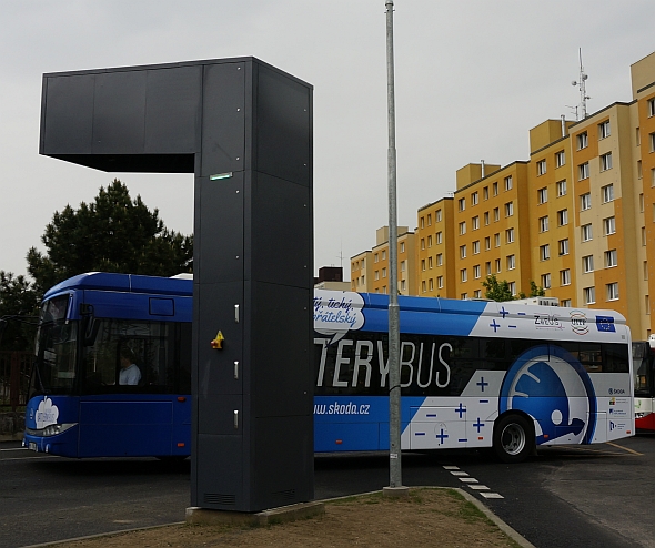 Druhý rychlonabíjecí elektrobus Škoda pro projekt ZeEUS v testovacím provozu