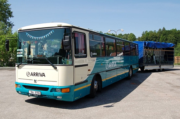 Cyklobusy Arriva 2015 startují: Postupně do Orlických Hor, Krkonoš,