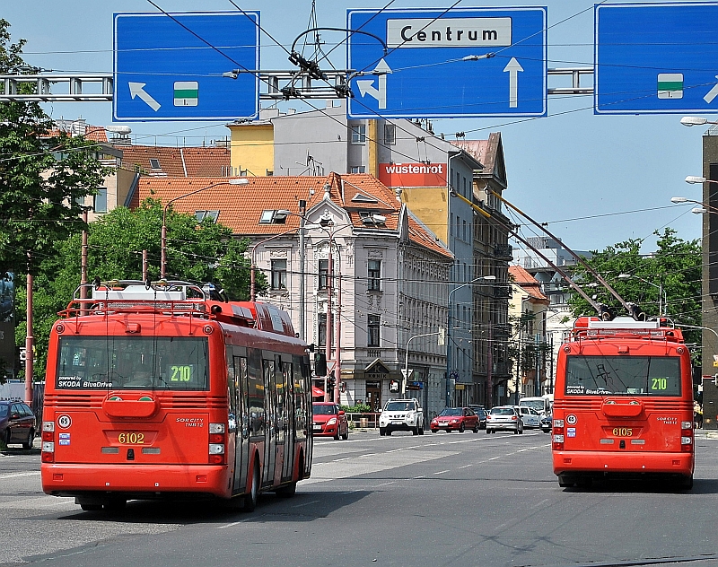 1. června byla trolejbusová linka číslo 210 v Bratislavě prodloužena