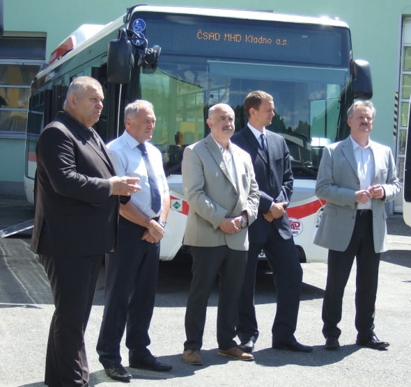 Nové autobusy Iveco  Urbanway  CNG pro  ČSAD MHD Kladno 