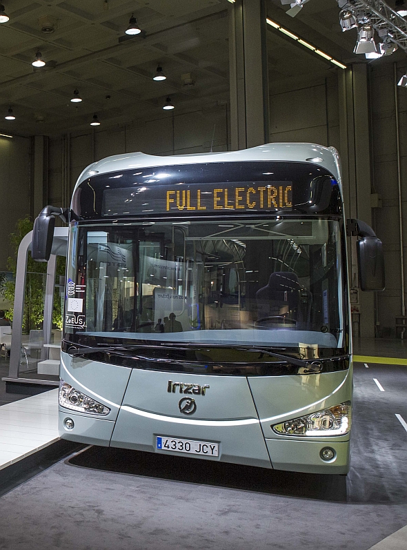 Španělský Irizar představuje elektrobus na UITP v Miláně