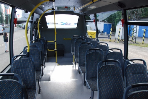 Československý Dopravák s elektrobusem Rošero na veletrhu Czech Raildays