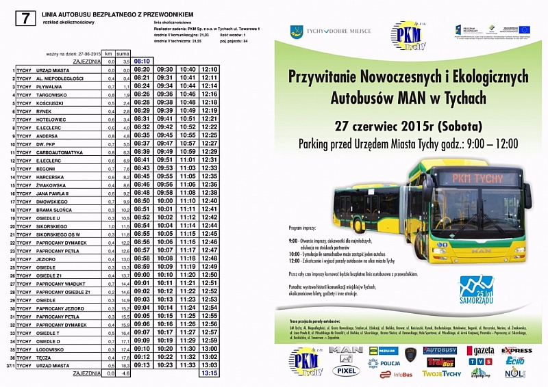 36 nově zakoupených autobusů MAN Lion`s City CNG pro Tychy