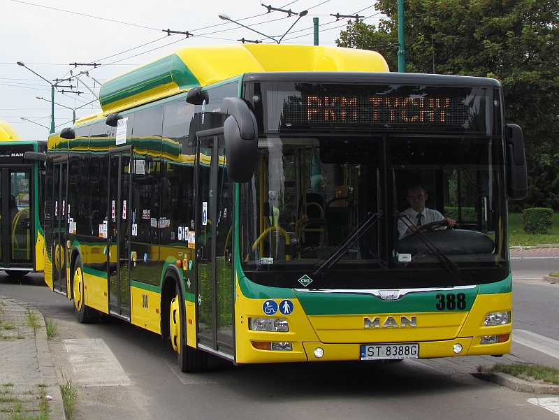 36 nově zakoupených autobusů MAN Lion`s City CNG pro Tychy