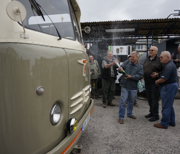 Ohlédnutí za 13. ročníkem veteránské přehlídky Zlatý bažant: Tatra HB z TMB