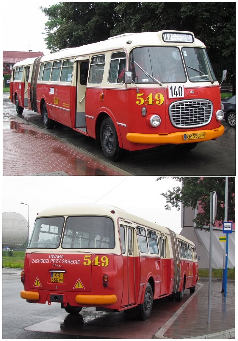 Jízdy historických vozidel při příležitosti výročí 140 let MHD v Krakově