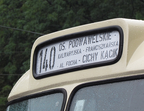 Jízdy historických vozidel při příležitosti výročí 140 let MHD v Krakově