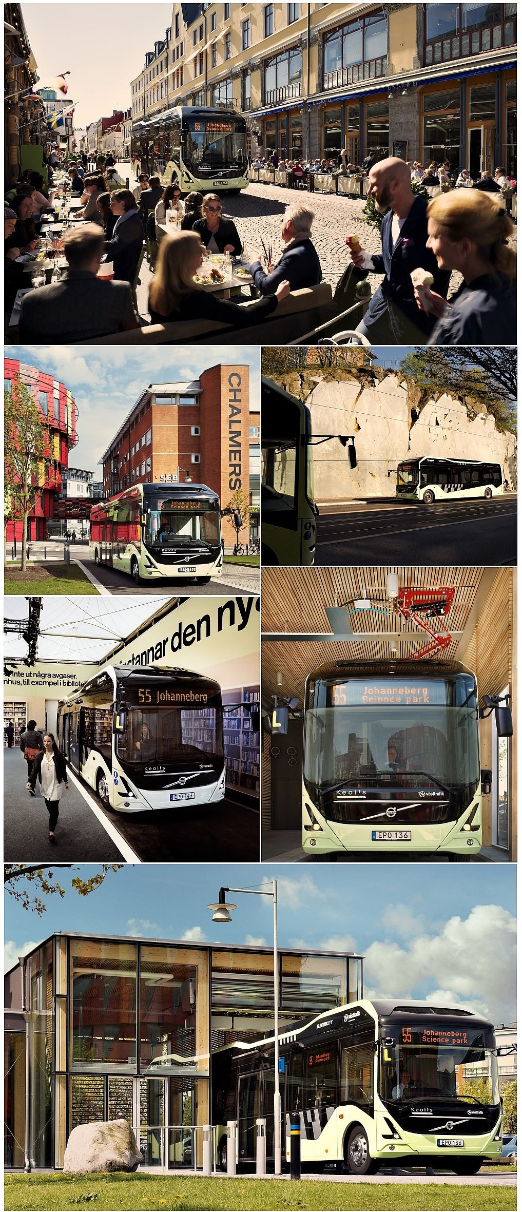 Volvo Buses: Elektrobusová linka 55 odstartovala ve švédském  Göteborgu