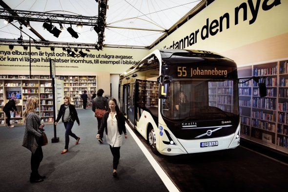 Volvo Buses: Elektrobusová linka 55 odstartovala ve švédském Göteborgu