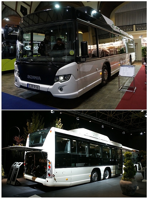 Nabídka autobusů Scania s pohonem na stlačený zemní plyn: