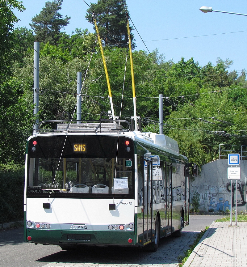 Z plzeňského polygonu: Trolejbus Solaris Trollino 12 pro Starou Zagoru 