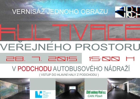 Revitalizace podchodu v prostoru CAN v Plzni: 28.7.2015 proběhla vernisáž