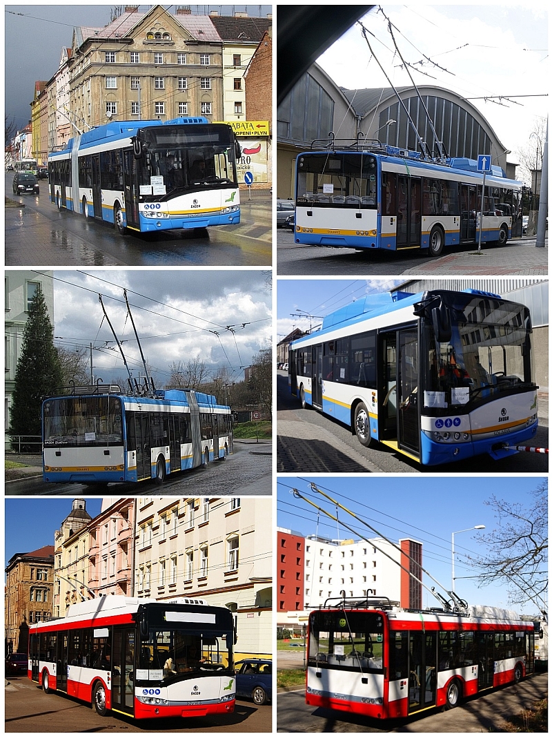 Celkem devatenáct nových trolejbusů Škoda 26 a 27 Tr pro Ostravu a Opavu