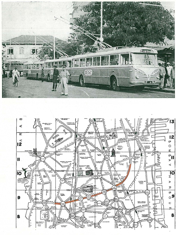 Z prospektu Škoda - Pragoinvest k trolejbusům pro Bombaj