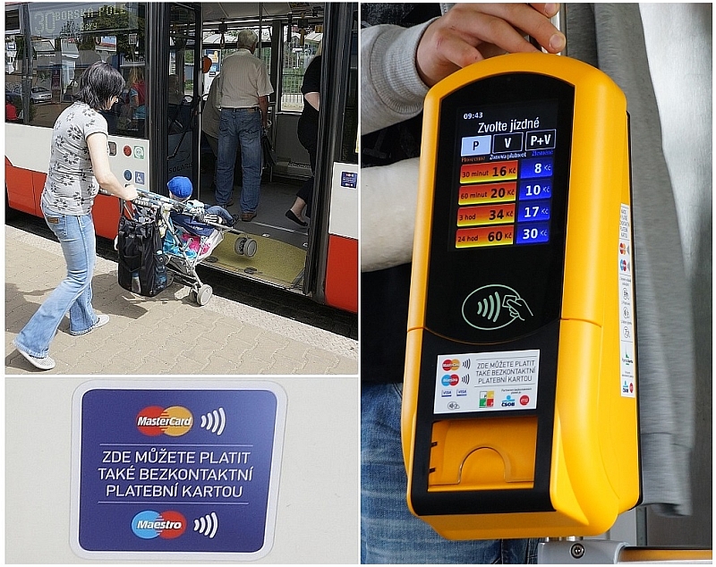 Placení bezkontaktními bankovními kartami v dopravě má úspěch u cestujících