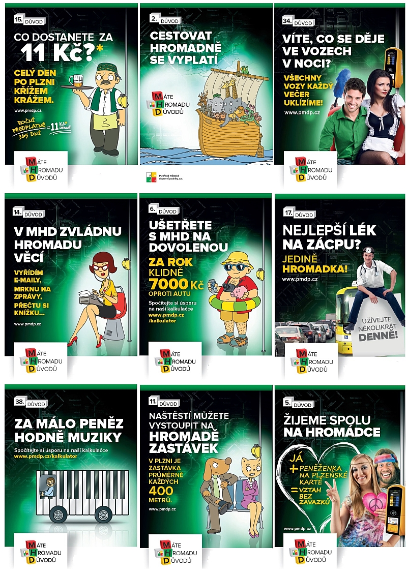 Marketink dopravních podniků: PMDP spustily kampaň na podporu veřejné dopravy