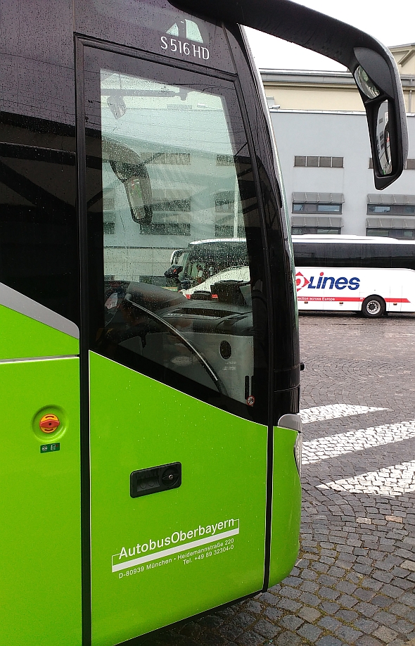 Zelené autobusy sítě MeinFernbus FlixBus nelze přehlédnout jak na ÚAN Florenc,