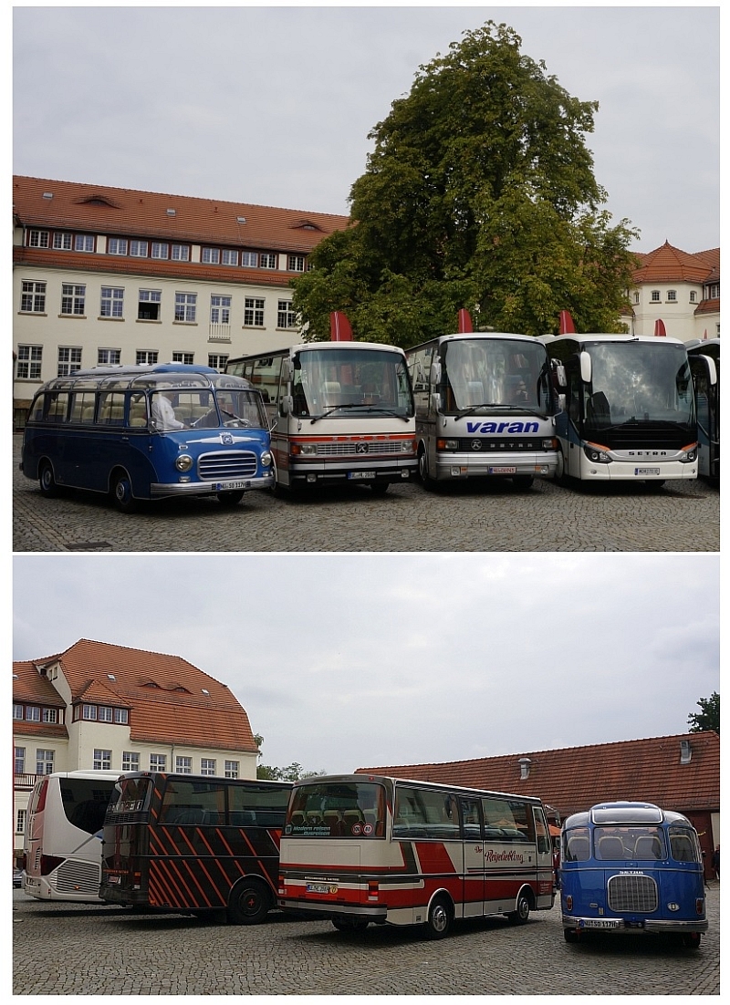Odpoledne s oldtimery v okolí Drážďan I.: Vyjížďka s autokarem  SETRA S 208