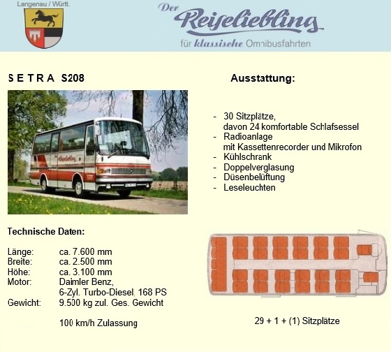 Odpoledne s oldtimery v okolí Drážďan I.: Vyjížďka s autokarem  SETRA S 208
