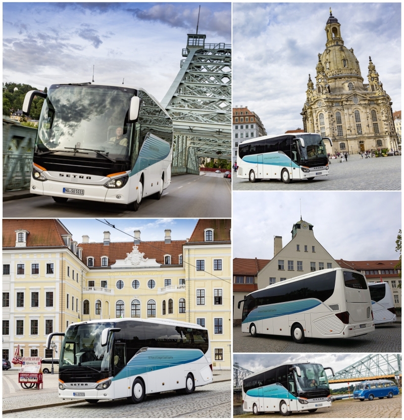  Nové modely S 511 HD navazují na historii clubbusů Setra