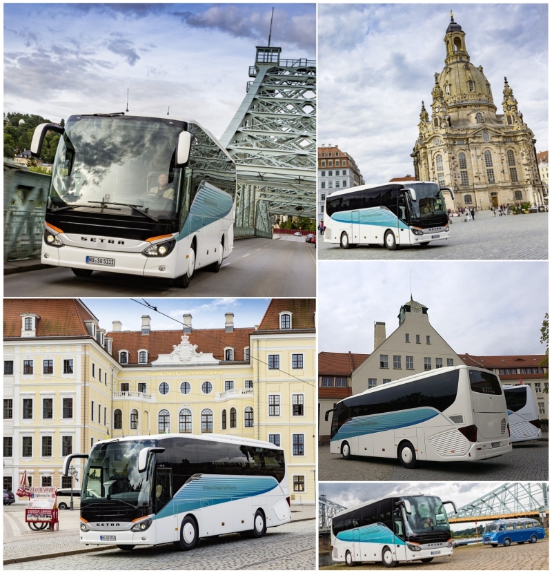 Nové modely S 511 HD navazují na historii clubbusů Setra