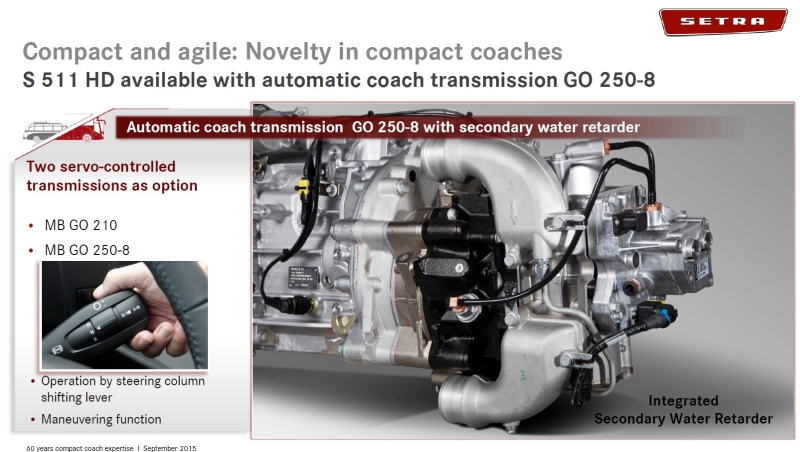 Nové modely S 511 HD navazují na historii clubbusů Setra