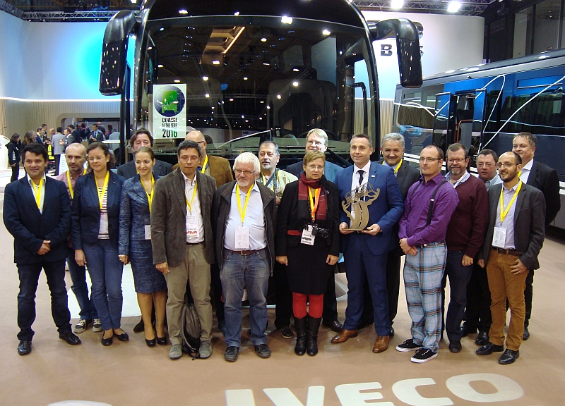 BUSWORLD 2015: Ze slavnostního ceremoniálu 'Coach of the Year 2016: