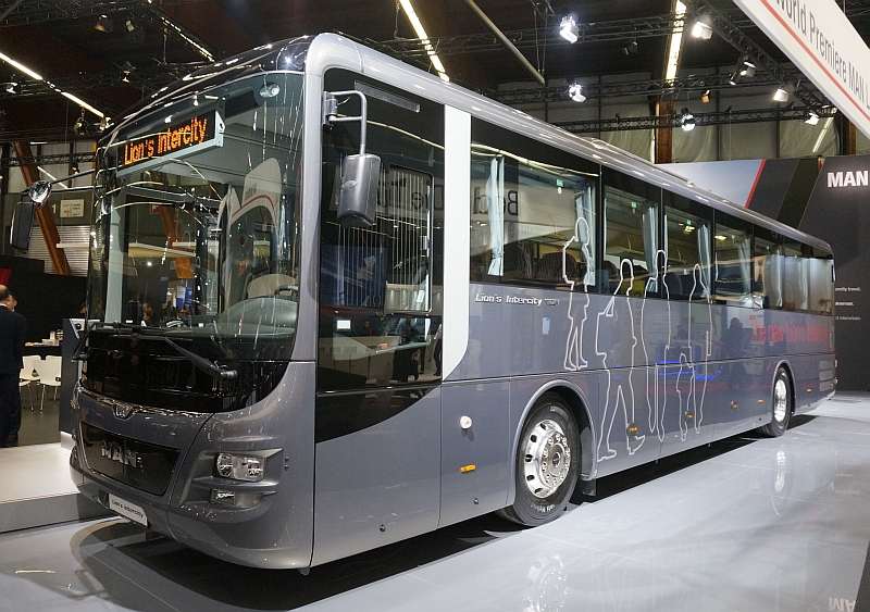 BUSWORLD 2015: MAN Bus & Truck I. - MAN představil novinku Lion’s Intercity