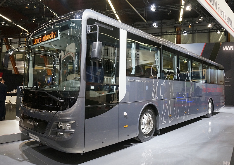 BUSWORLD 2015: MAN Bus &amp; Truck I. -  MAN představil novinku Lion’s Intercity