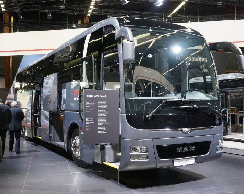 BUSWORLD 2015: MAN Bus &amp; Truck I. -  MAN představil novinku Lion’s Intercity