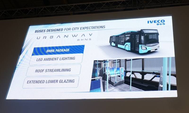 BUSWORLD 2015: Expozice Iveco Bus - velké autobusy. Vysokomýtské Crosswaye