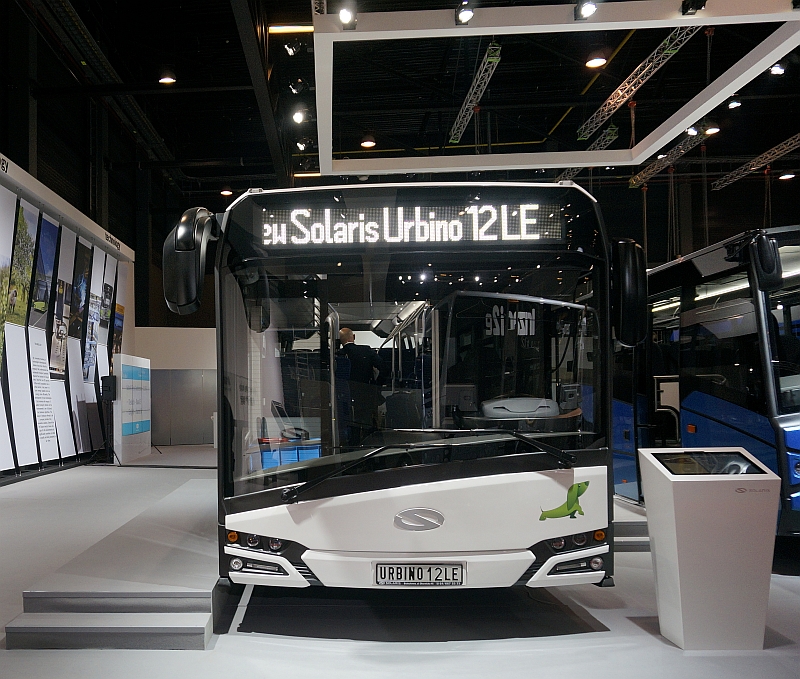 BUSWORLD 2015: Solaris Urbino 12 electric, Solaris Urbino 12 LE