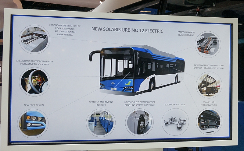 BUSWORLD 2015: Solaris Urbino 12 electric, Solaris Urbino 12 LE