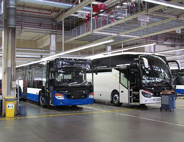 Německý Daimler předal 140 autobusů značky Setra koncernu ICOM transport