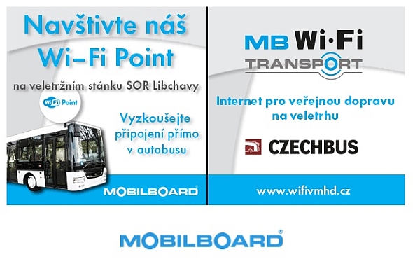 MOBILBOARD ve spolupráci se SOR: Wi-fi Point na veletrhu CZECHBUS 